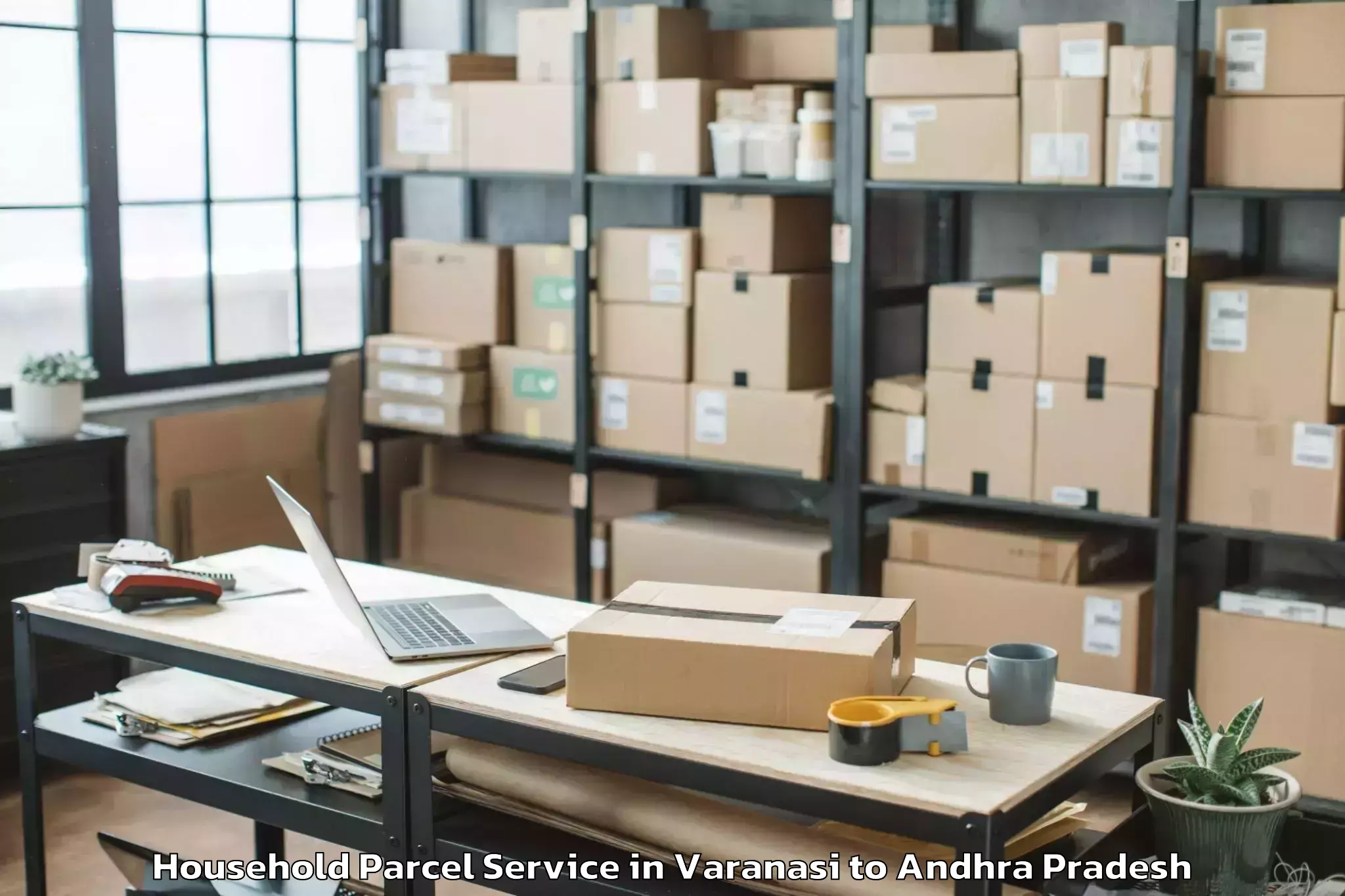 Professional Varanasi to Prathipadu Household Parcel